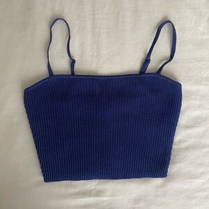 Aritzia Babaton Sculpt Knit Cami Cropped Tank